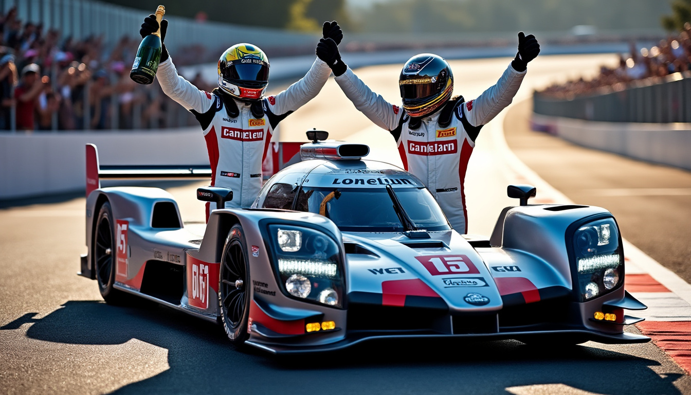 gillian henrion remporte une victoire spectaculaire au mans et prend la tête du championnat du monde automobile, marquant un tournant décisif dans la saison.