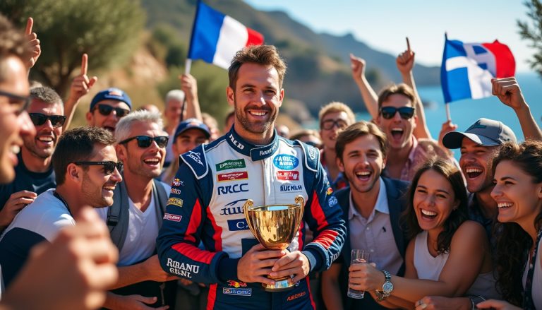 découvrez comment sébastien ogier, champion du wrc, a été célébré en héros par son fan club après sa victoire spectaculaire en grèce, un moment inoubliable pour l'automobile et le sport automobile.