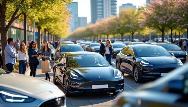 découvrez comment le marché automobile connaît un boom des ventes de voitures neuves en mai, porté notamment par la forte croissance des véhicules électriques.