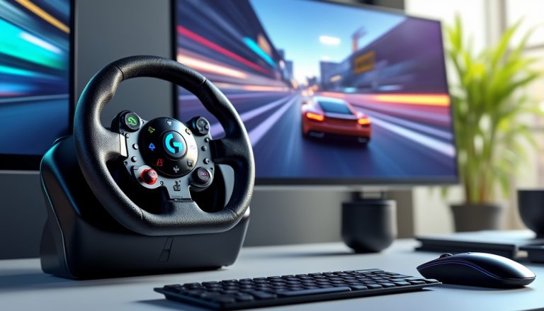 profitez de la promotion exclusive chez cdiscount sur le volant logitech et améliorez votre expérience de jeu. dites adieu à votre manette et plongez au cœur de la course avec un volant performant et immersif.