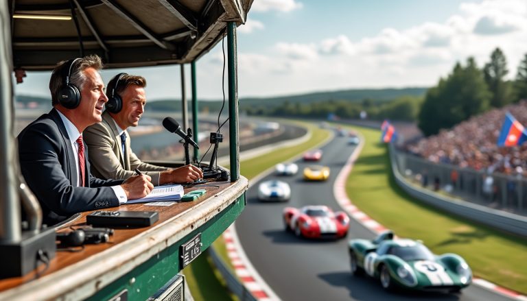 découvrez les voix passionnées des speakers des courses automobiles sport et collection au vigeant, plongez au cœur de l'ambiance unique et vivez chaque instant de cette compétition emblématique.