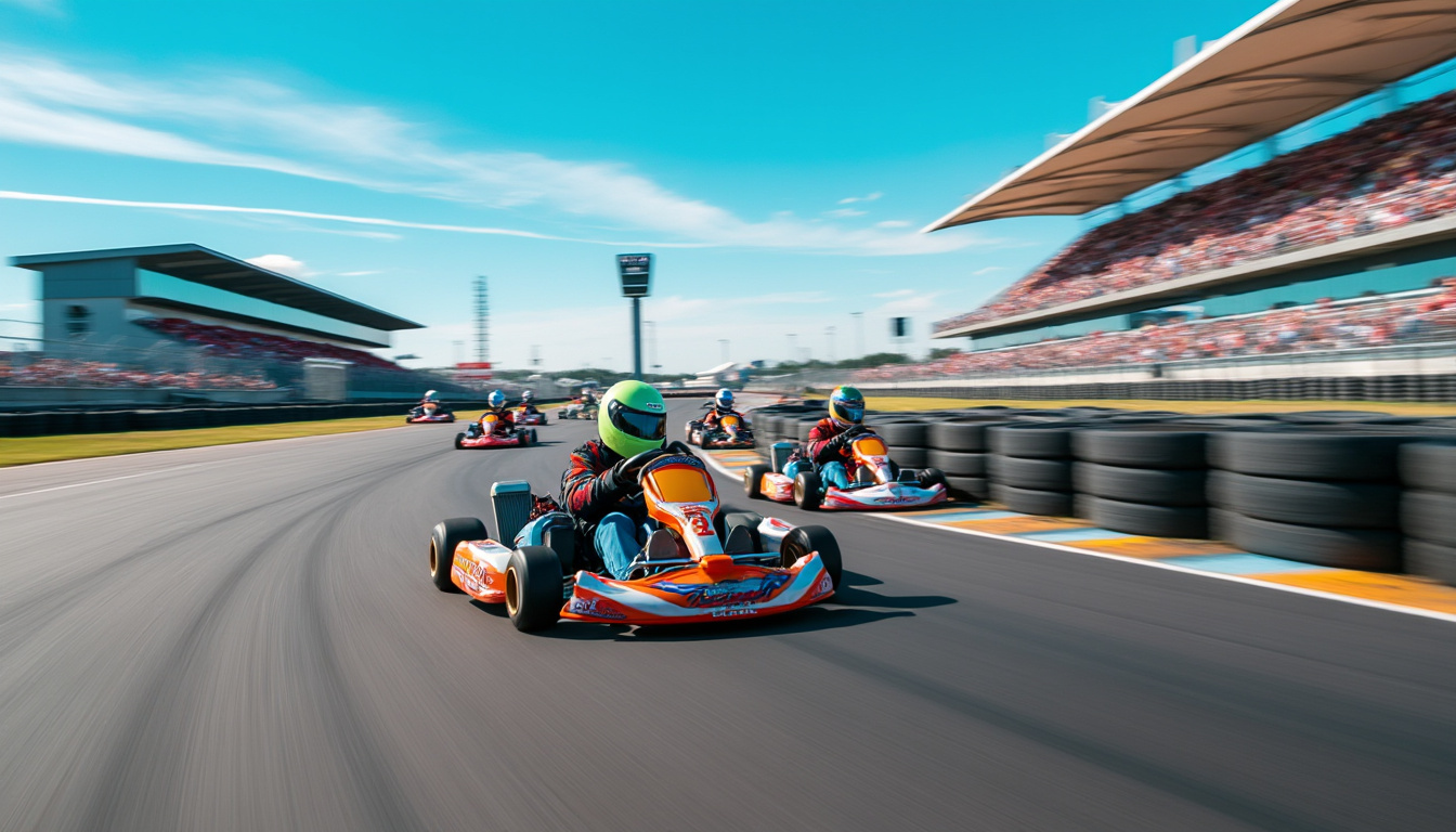 vivez une aventure palpitante au cœur du circuit de karting, entre vitesse, adrénaline et sensations fortes pour petits et grands.
