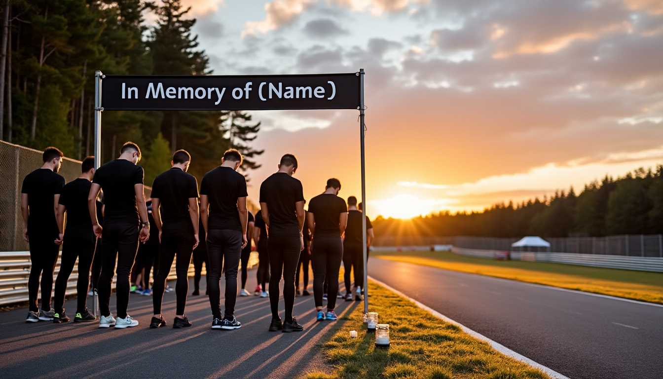 à spa, pierre gasly organise une course à pied en hommage à anthoine hubert pour honorer sa mémoire et perpétuer son héritage dans le monde du sport automobile.