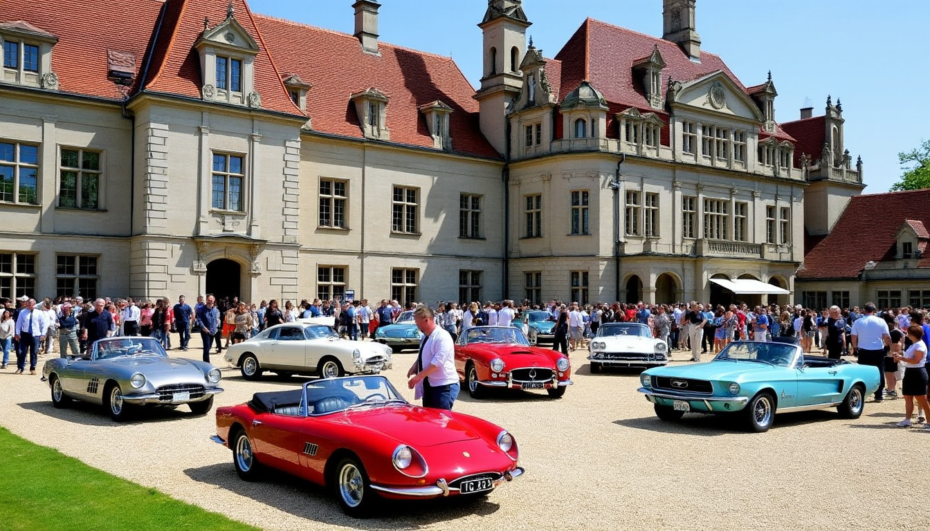 découvrez la spectaculaire rencontre automobile au château du vergnet à cunac, un événement unique mêlant passion, élégance et véhicules d'exception dans un cadre historique.