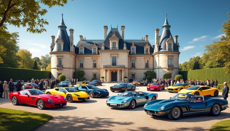 découvrez l'événement automobile spectaculaire à cunac, au château du vergnet, réunissant passionnés et amateurs pour une journée inoubliable de voitures d'exception.