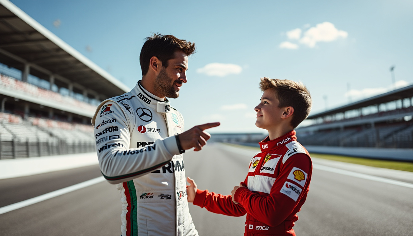 découvrez comment max verstappen, champion de f1, s'engage à soutenir le jeune talent belge dries van dans sa carrière prometteuse en course automobile lors du gp de belgique.