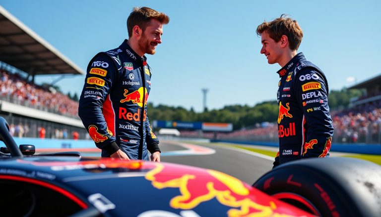max verstappen, champion de f1, promet de soutenir le jeune talent belge dries van lors du grand prix de belgique, renforçant l'avenir de la course automobile.