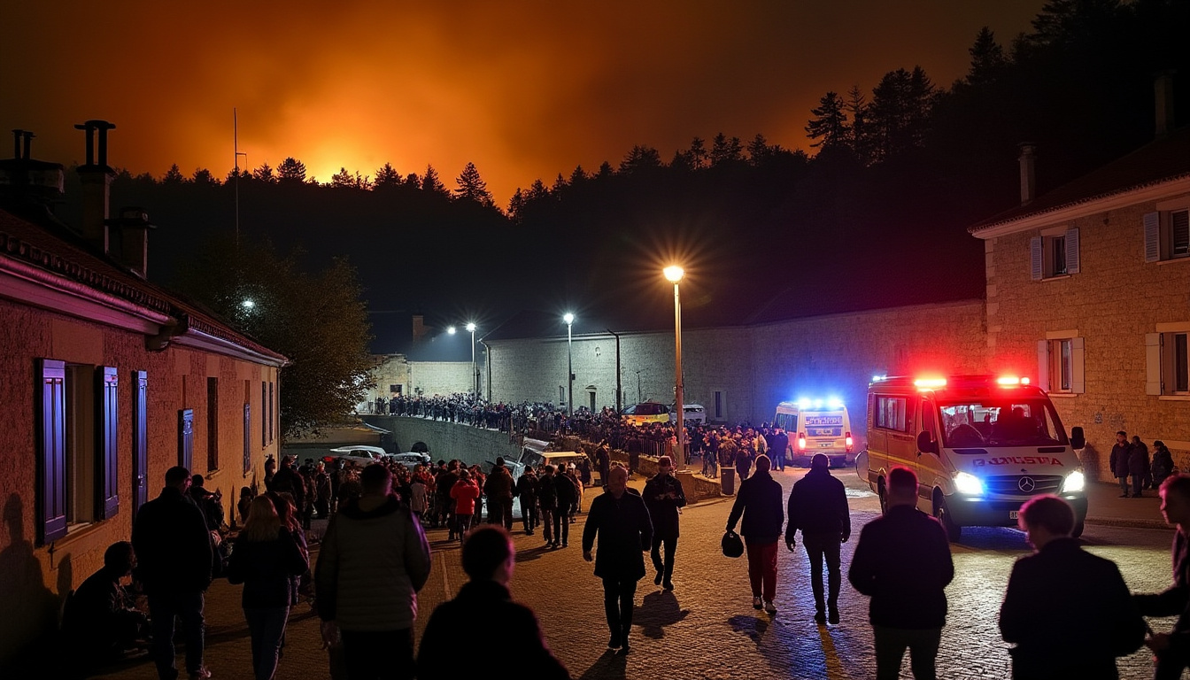 noël en gironde : évacué trois fois à cause des incendies, il témoigne d'une situation alarmante et préoccupante.