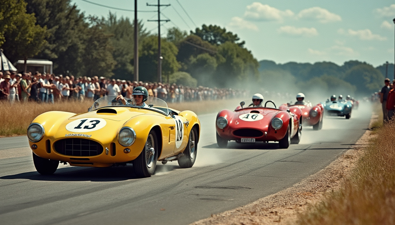 découvrez 75 photos noir et blanc magnifiquement colorisées d'une course automobile des années 1950 en deux-sèvres, qui redonnent vie à cette époque emblématique.