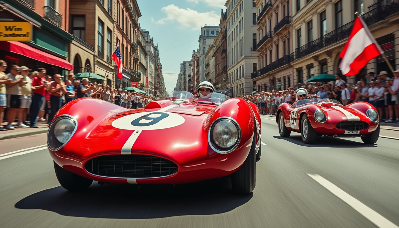 découvrez comment il fait revivre les souvenirs des années 1950 à travers des photos emblématiques du grand prix, mettant en lumière la ville gravée dans le cœur des passionnés.
