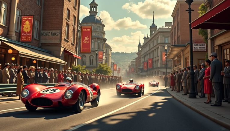 découvrez comment il ravive les souvenirs des années 1950 à travers des photos inédites du grand prix, immortalisant la ville gravée dans le cœur des passionnés.