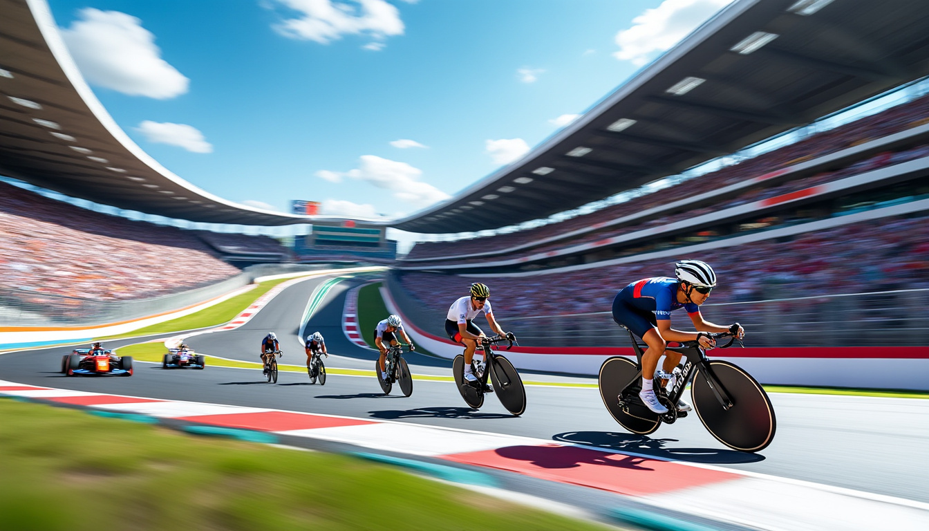 suivez le tour de france qui prend le départ sur les circuits légendaires de formule 1 comme le mans, spa, monaco et magny-cours pour une compétition unique alliant vitesse et prestige.