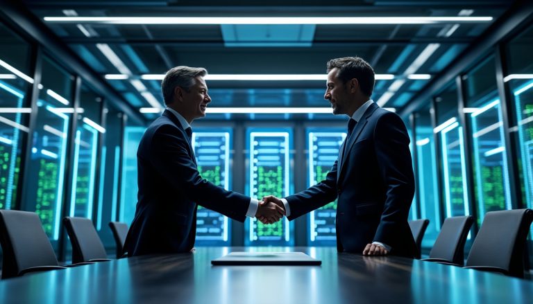 nvidia conclut un contrat historique de 50 milliards de dollars pour développer un centre de données ultramoderne, renforçant son leadership technologique et son avenir dans le cloud computing.