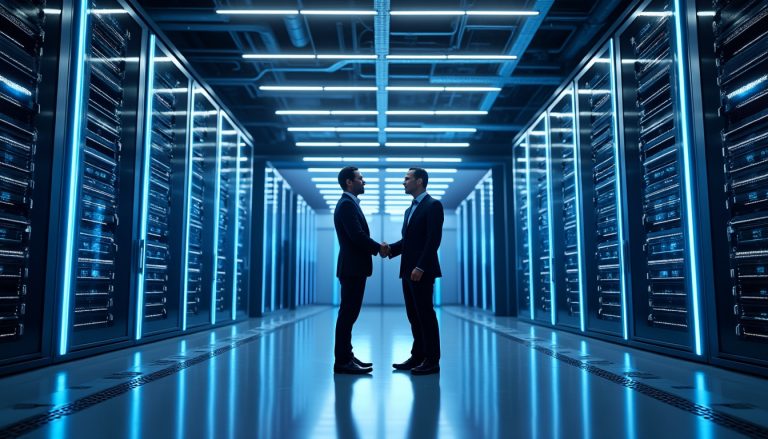 openai demande une garantie à nvidia afin de sécuriser le financement d'un méga-centre de données, renforçant ainsi ses capacités en intelligence artificielle.