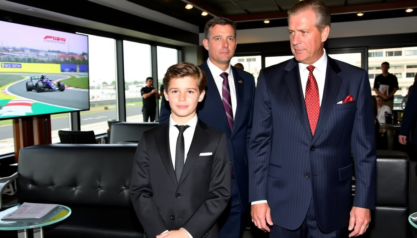 philippe de belgique remporte enfin son premier grand prix, célébrant sa victoire aux côtés des princes aymeric et nicolas, un moment historique et familial.