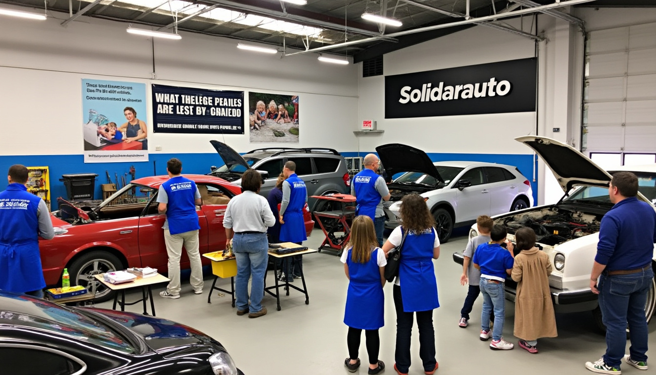 solidarauto : des garages solidaires dédiés aux foyers modestes pour la réparation, la vente et la location de véhicules à prix abordables.