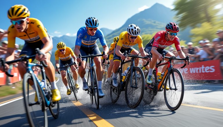 revivez la spectaculaire chute survenue lors du sprint final de la 12e étape du tour de france dans une vidéo impressionnante.
