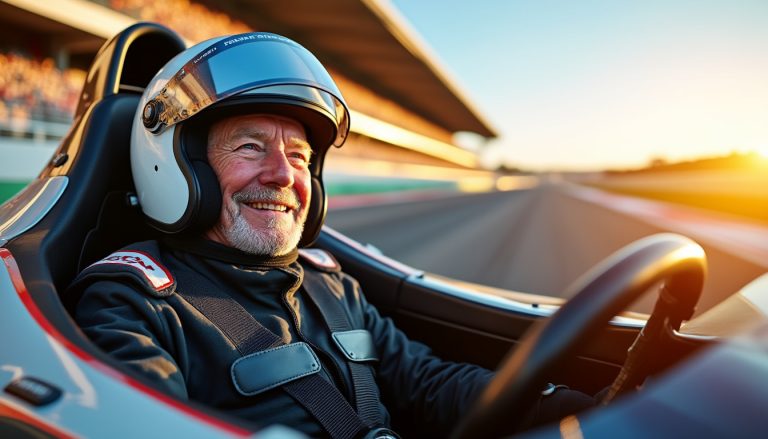à 80 ans, il réalise enfin son rêve en pilotant une formule 1 et peut désormais partir en paix, un témoignage émouvant de passion et d'accomplissement.