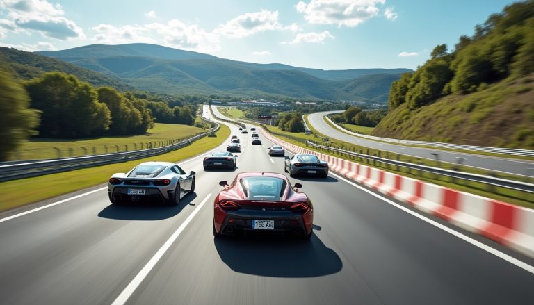 découvrez comment l'autoroute a75 en aveyron a été transformée en circuit de vitesse, avec des véhicules atteignant des pointes de 186 km/h et 222 km/h en une seule journée.