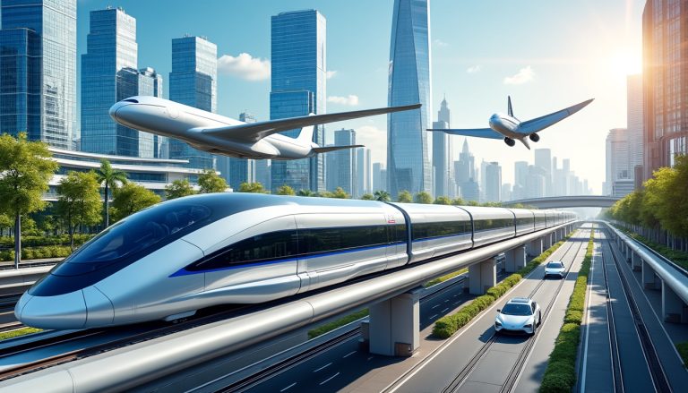 découvrez comment les avions à hydrogène, trains supersoniques et voitures autonomes révolutionneront les transports de demain, alliant innovation, rapidité et écologie.