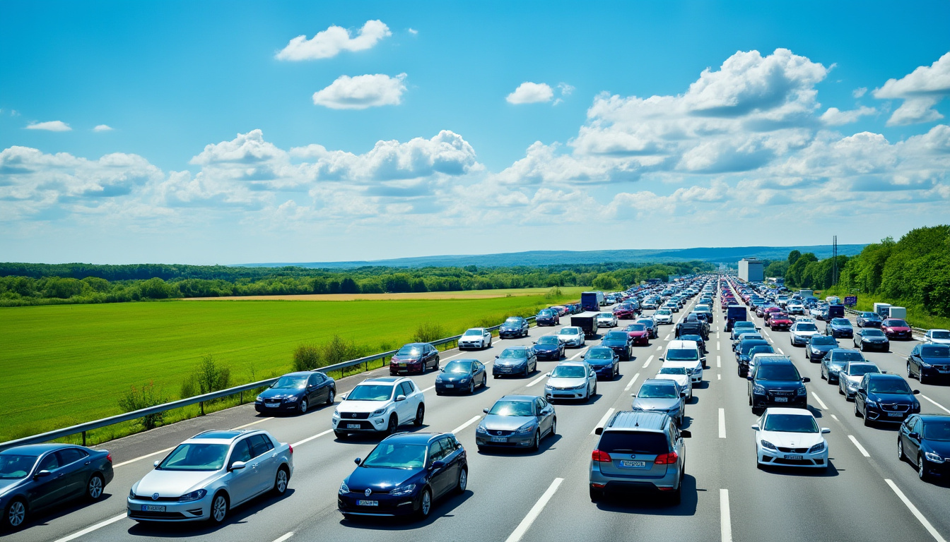 anticipez des conditions de circulation difficiles ce samedi 1er : bison futé prévoit une journée noire sur les axes a75, a9, a7, a63, a62 et plusieurs autres routes clés en france. préparez votre trajet en conséquence pour éviter les embouteillages.