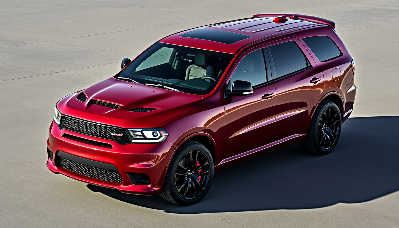 découvrez la nouvelle dodge durango 2027, désormais disponible avec l'audacieuse teinte extérieure redeye, qui apporte un style unique et dynamique à cette gamme déjà impressionnante.