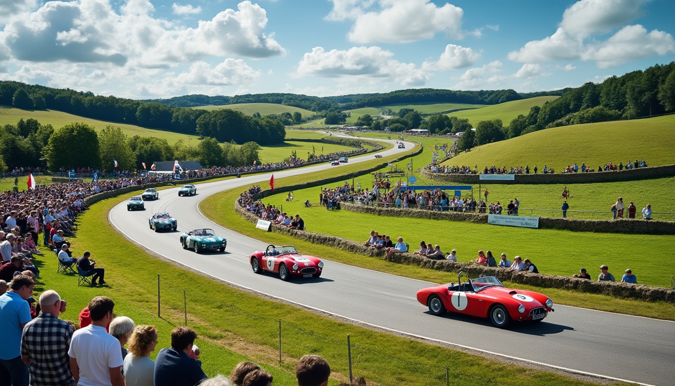 plongez dans l’âge d’or de l’automobile au grand prix de picardie, un événement incontournable sur un circuit historique de 10 km. revivez la passion et la légende des courses classiques.