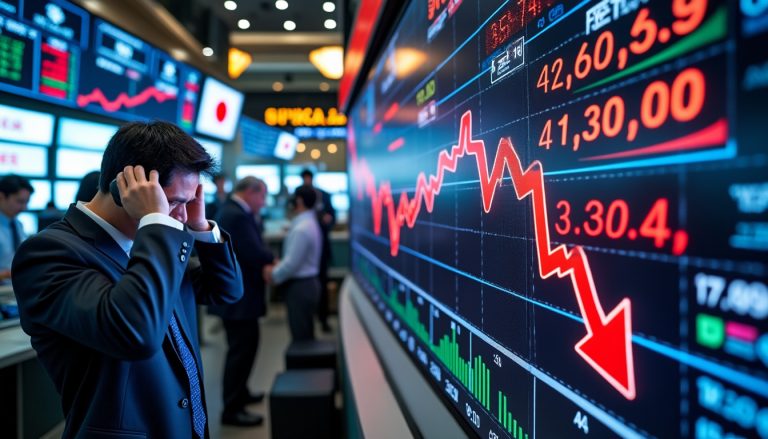 le nikkei chute brutalement alors que les spéculations sur une intervention imminente sur le yen inquiètent les investisseurs, provoquant une forte volatilité sur les marchés financiers.
