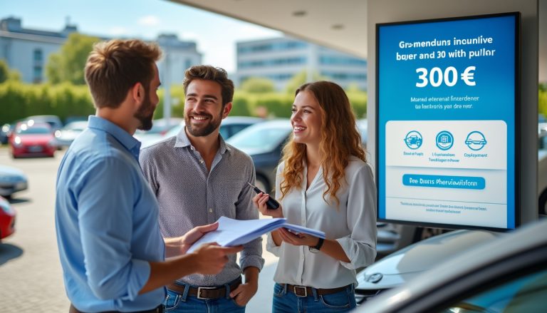 découvrez la nouvelle aide gouvernementale offrant plus de 300 euros de prime pour l'achat d'une voiture. profitez de cette opportunité pour financer votre véhicule à moindre coût.