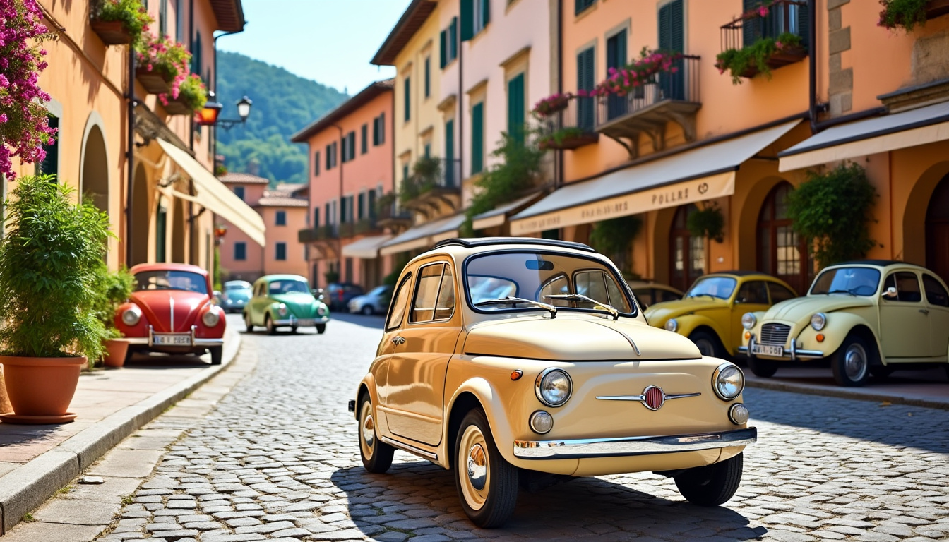 découvrez l'incroyable épopée de la fiat 500 avec tende, qui présente 70 modèles emblématiques, dont topolino, abarth et des séries exclusives, célébrant l'histoire légendaire de cette voiture iconique.