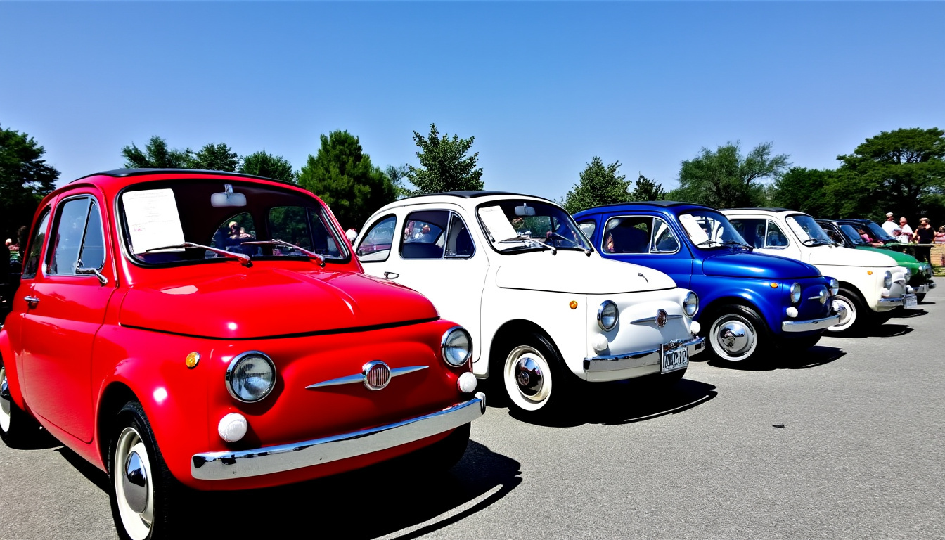 découvrez l'incroyable épopée de la fiat 500 avec tende, mettant en lumière 70 modèles emblématiques dont topolino, abarth et des séries exclusives, pour un voyage unique dans l'histoire automobile.