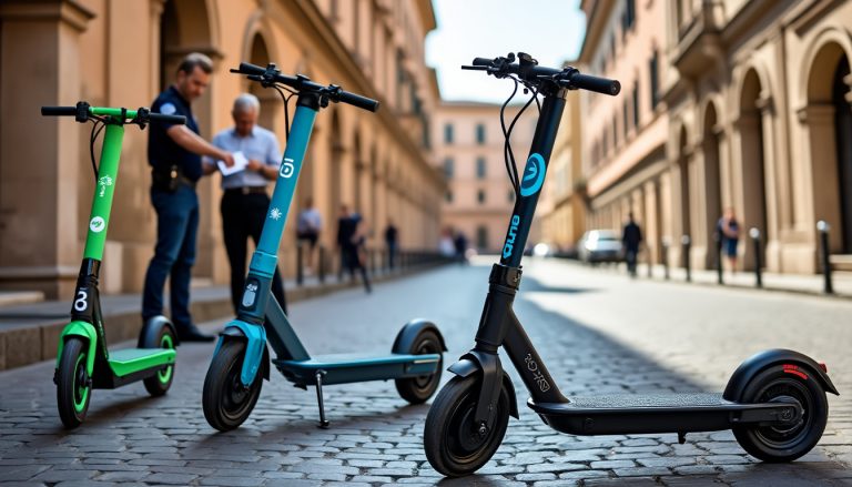 les trottinettes électriques lime, bird et dott à rome font face à une sanction collective de 2,6 millions d'euros, soulignant les régulations strictes dans la capitale italienne pour ces services de mobilité urbaine.