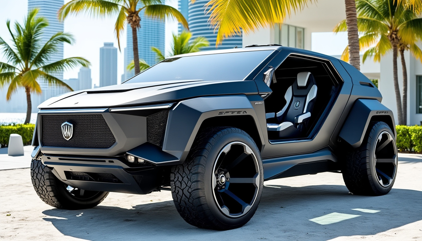découvrez à miami un suv blindé à 930 000 €, inspiré de l'univers gta, équipé d'un siège éjectable révolutionnaire alliant luxe, sécurité et innovation technologique.