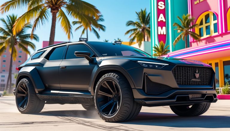 découvrez à miami un suv blindé à 930 000 €, inspiré de l'univers gta, équipé d'un siège éjectable révolutionnaire alliant luxe et sécurité.