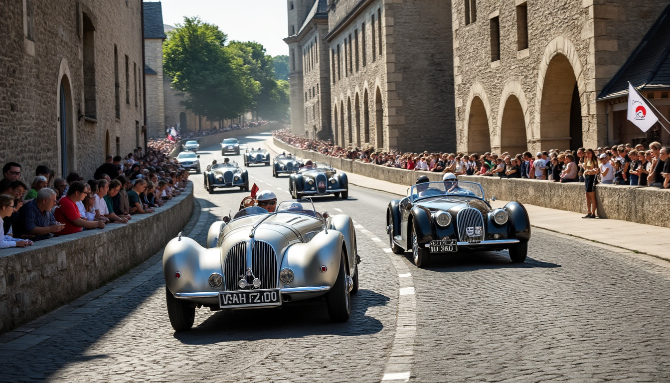 découvrez la 54ème édition du légendaire circuit des remparts à angoulême ce week-end. plongez au cœur de cet événement historique mêlant passion automobile et ambiance festive.