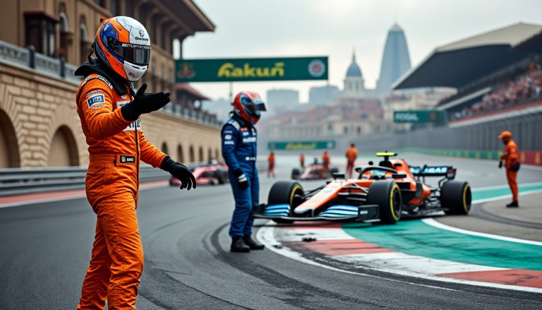 après le crash de bakou, lando norris estime que franco colapinto devrait écoper d’une course de suspension. retour sur sa réaction et les enjeux.