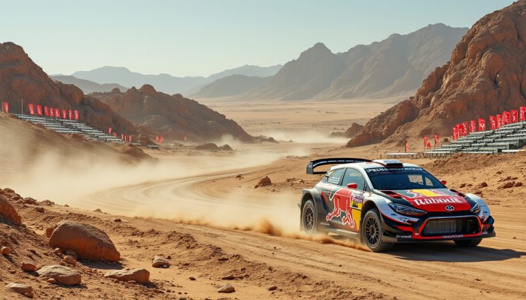 le rallye d'arabie saoudite est retiré du calendrier wrc en raison des tensions géopolitiques, impactant le championnat mondial des rallyes.