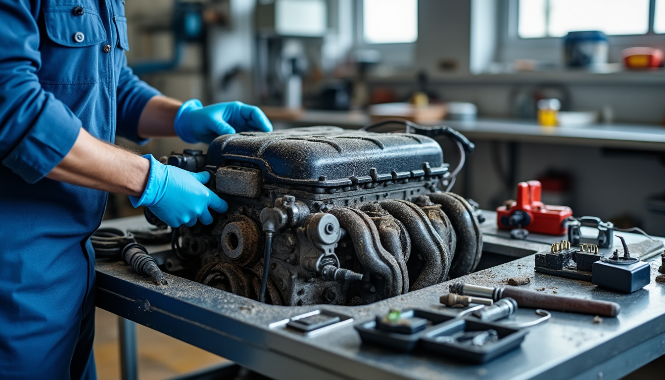 découvrez comment nettoyer efficacement un moteur de voiture couvert d’huile, avec les bonnes précautions et des étapes simples pour éviter tout dommage.