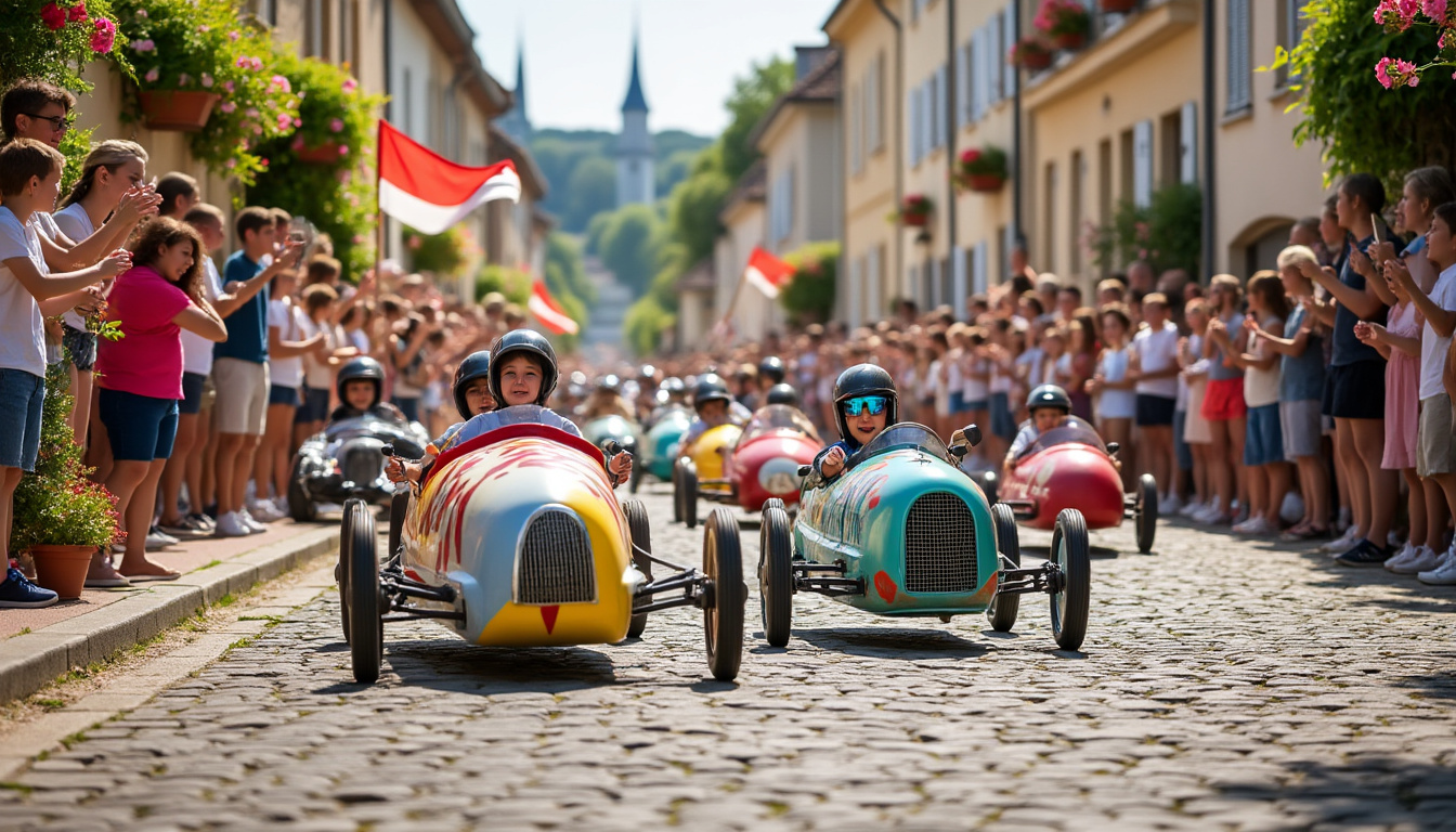 participez à la compétition de caisses à savon à fort-du-plasne et vivez la passion de l'automobile à travers des courses captivantes et une ambiance conviviale.