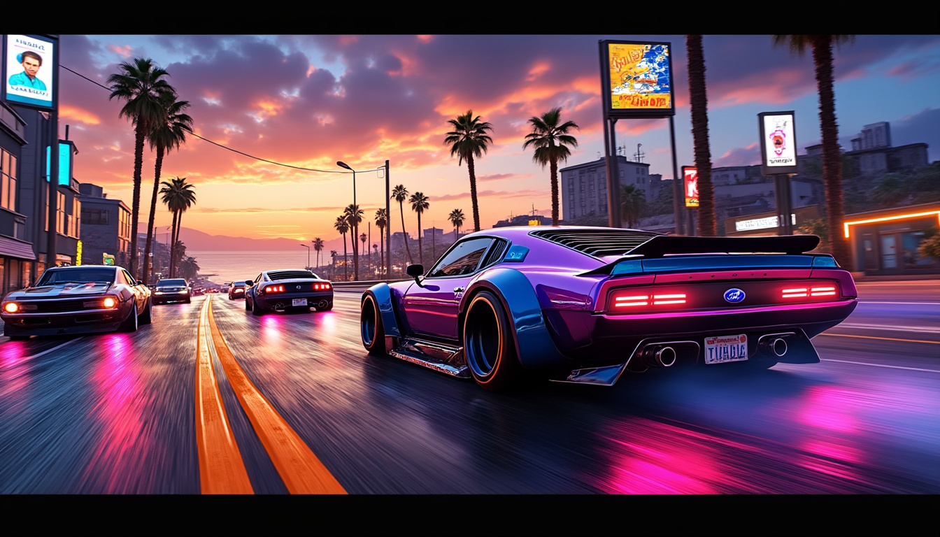 découvrez le concept ambitieux de courses automobiles dans grand theft auto, qui suscite l’enthousiasme et les discussions sur le forum.