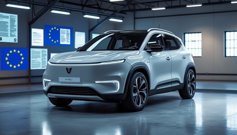 dacia développe une voiture électrique accessible à moins de 10 000 €, mais les nouvelles réglementations européennes menacent la réalisation de ce projet ambitieux.