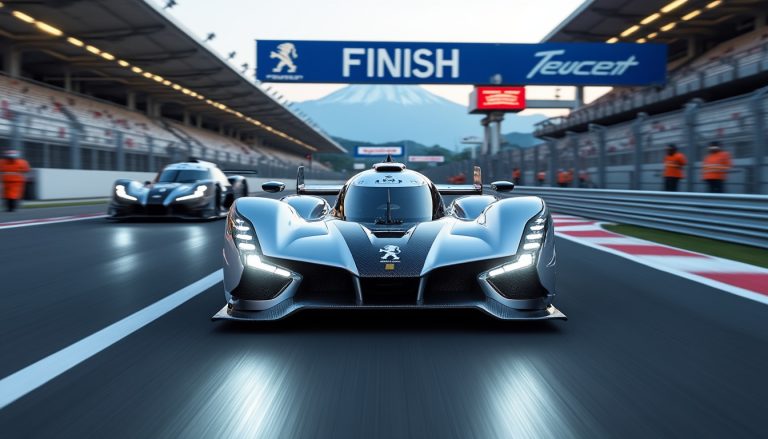 malgré un abandon, peugeot décroche une prometteuse 6e place au japon en endurance, signe de progrès encourageants.
