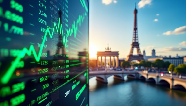 l'europe ouvre en hausse, soutenue par un apaisement sur le marché du pétrole et des obligations, favorisant un climat économique plus stable.