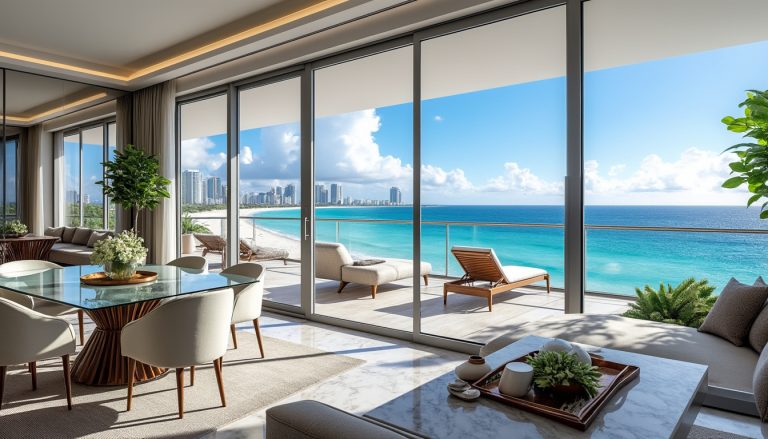découvrez ce luxueux appartement penthouse à louer à sunny isles beach, offrant des vues imprenables et des prestations haut de gamme, disponible à un prix exceptionnel de 31 906 €.