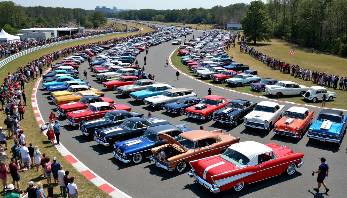 des centaines d'amateurs d'automobiles se réunissent pour célébrer le centenaire du ci lors de l'événement « partager ma passion », une fête unique dédiée à la passion automobile.