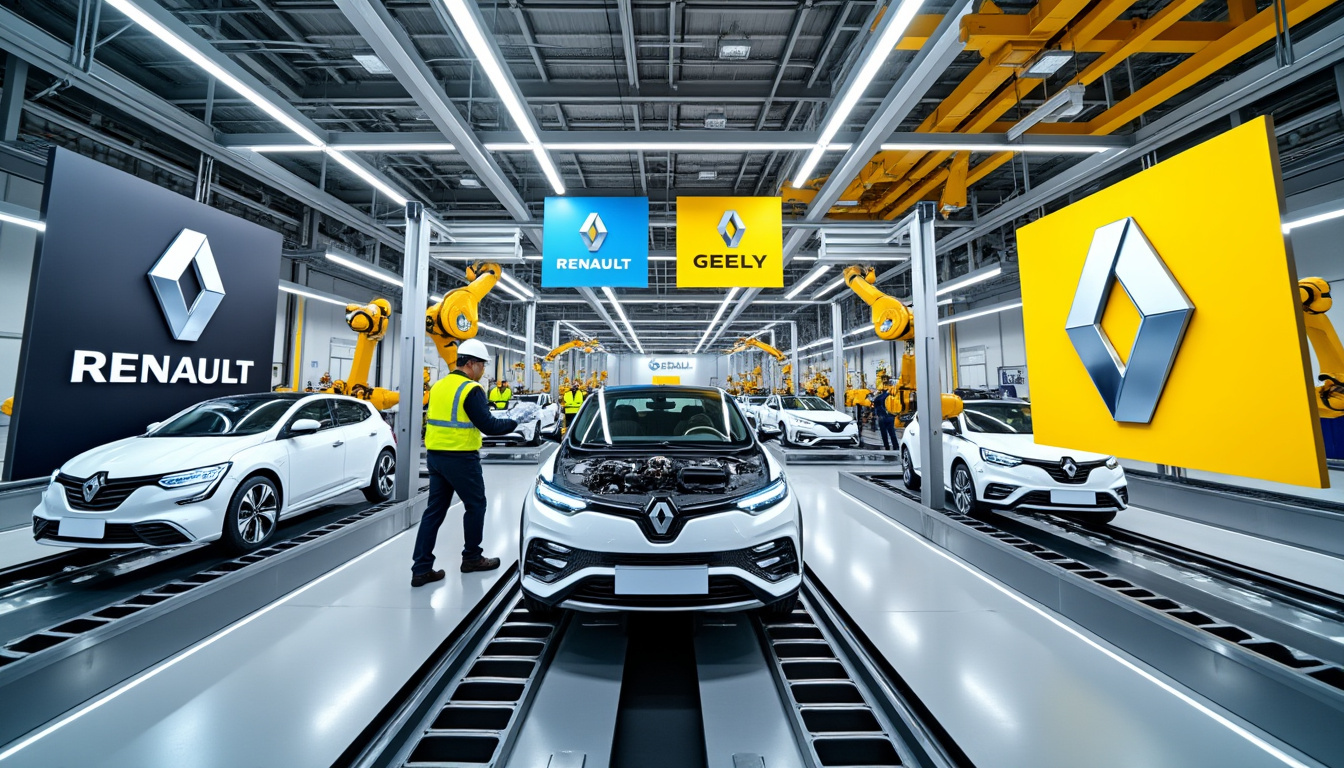 renault et geely renforcent leur partenariat au brésil avec un investissement de 319 millions d'euros, visant à dynamiser leur alliance et accélérer leur croissance sur le marché sud-américain.