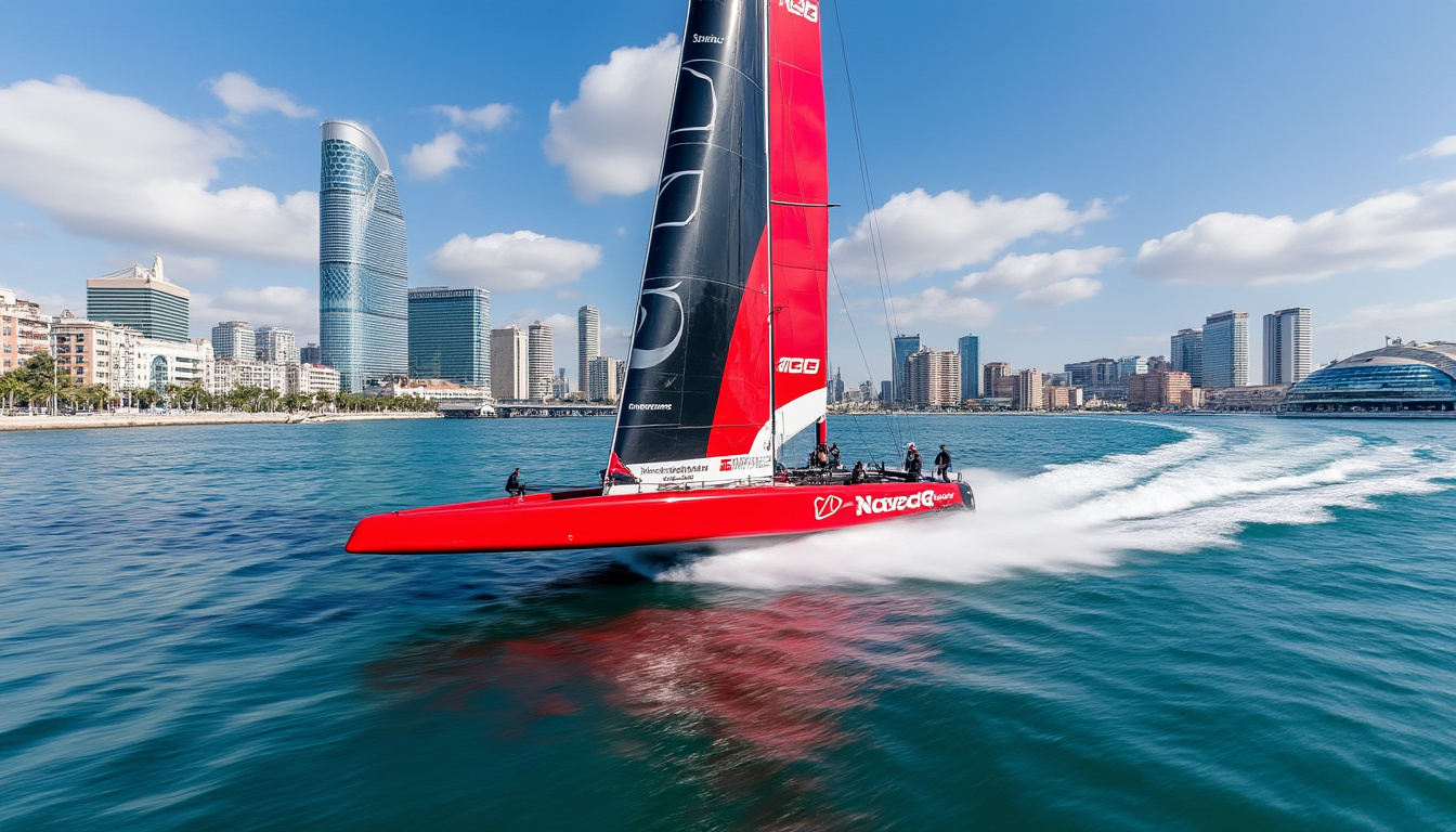 découvrez comment quentin delapierre et le team fr se préparent intensément pour le grand prix d’espagne sailgp à valence, une étape cruciale de la compétition.