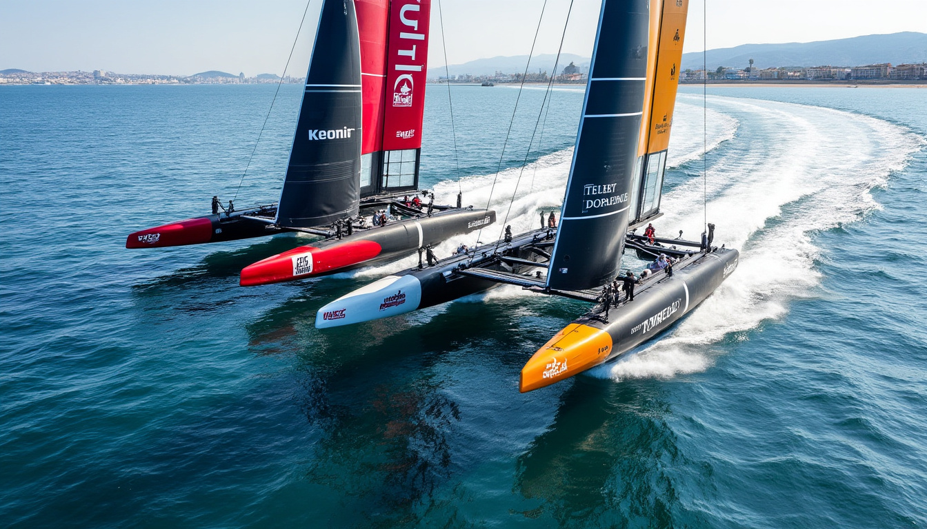 sailgp à valence : un week-end compliqué pour l'équipe française qui se classe avant-dernière, malgré des efforts soutenus sur l'eau.