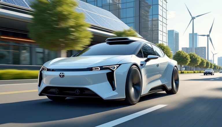 toyota innove avec une voiture électrique autonome révolutionnaire capable de fonctionner sans besoin de station de recharge, offrant une nouvelle ère de mobilité durable et autonome.