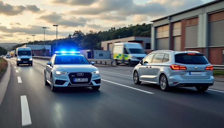 à carcassonne, deux conducteurs ont été surpris en pleine course dans la zone d’activité de la ferraudière.